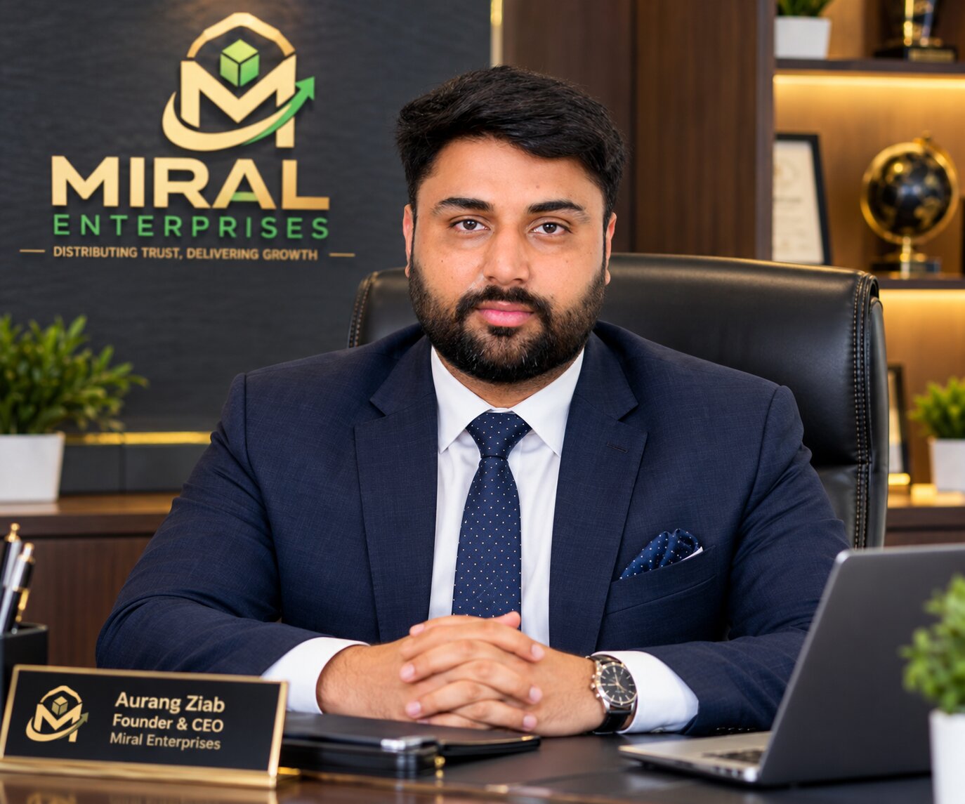 Aurang Ziab, Founder and CEO of Miral Enterprises